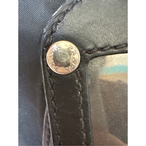 Prada Bauletto Black Nylon Leather Shoulder Bag With
Authentication Card - Picture 13 of 15